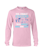Load image into Gallery viewer, I Do Need All These Horses Dogs And Cats Unisex Long Sleeve
