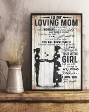 Load image into Gallery viewer, Present For Mom Let You Know You're Appreciated   Custom Design Vertical Poster
