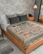 Load image into Gallery viewer, To My Wife Mexican Pattern When I Tell You I Love You Sherpa Blanket
