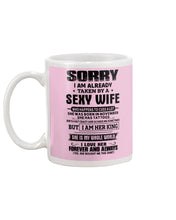 Load image into Gallery viewer, Gift For Husband Taken By A November Sexy Wife Who Happens To Cuss A Lot Mug
