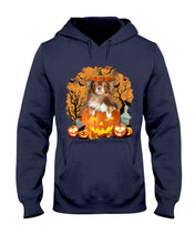 Load image into Gallery viewer, Chihuahua Book Pumpkin Halloween Gift For Dog Lovers Hoodie
