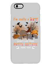 Load image into Gallery viewer, Sloth I'm Really A Storm Don't Let This Human Costume Halloween Gift Phone case
