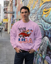 Load image into Gallery viewer, Horse Made In The America Red Car Gift For Horse Lovers Sweatshirt
