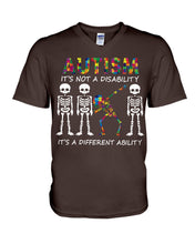 Load image into Gallery viewer, Autism It's A Different Ability Gift For Autism People Guys V-Neck
