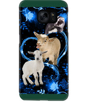 Load image into Gallery viewer, Lovely Phone Case Twinkling Blue Heart Gift For Goat Lovers Phone case
