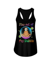 Load image into Gallery viewer, Lovely Phone Case Stay Out Of My Bubble Gift For Sloth Lovers Ladies Flowy Tank
