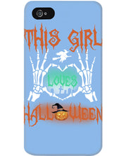 Load image into Gallery viewer, This Girl Loves Halloween Gift For Girls Phone case
