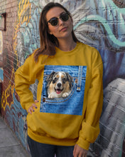 Load image into Gallery viewer, Australian Shepherd In Denim Pocket Gift For Dog Lovers Sweatshirt
