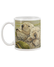 Load image into Gallery viewer, Otter Couple Art Painted Gift For Otter Lovers Mug
