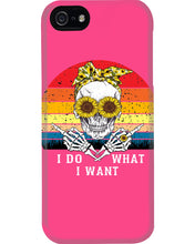 Load image into Gallery viewer, I Do What I Want Skull Sunflower Special Custom Design Phone case

