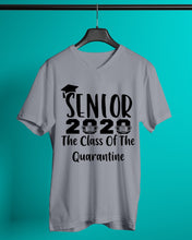 Load image into Gallery viewer, Senior 2020 The Class Of The Quarantine Unique Custom Design Guys V-Neck
