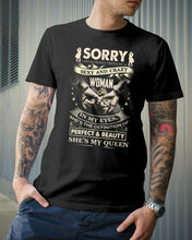 Load image into Gallery viewer, I'm Already Taken By A Sexy Crazy Woman Custom Design Guys Tee
