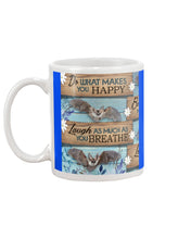 Load image into Gallery viewer, Do What Makes You Happy With Bats Gift For Girls Mug
