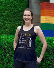 Load image into Gallery viewer, Autism It's A Different Ability Gift For Autism People Ladies Flowy Tank
