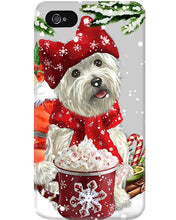 Load image into Gallery viewer, Cute Westie Christmas Night Gift For Dog Lovers Phone case
