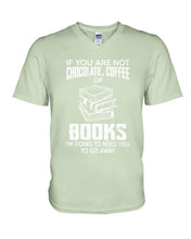 Load image into Gallery viewer, Librarian I Need To Go Away Books Custom Design Gifts Guys V-Neck
