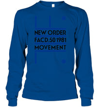 Load image into Gallery viewer, New Order Facd 501981 Movement Simple Unique Custom Design Unisex Long Sleeve
