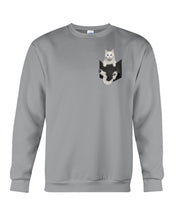 Load image into Gallery viewer, Cat In Your Front Pocket Great Gift For Cat Lovers Sweatshirt

