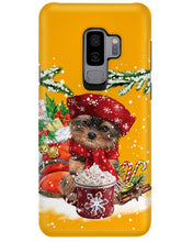 Load image into Gallery viewer, Yorkshire Terrier Loves Drinking Hot Latte Gift For Dog Lovers Phone case
