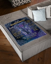 Load image into Gallery viewer, Gift For Granddaughter Hope Love And Light Fleece Blanket
