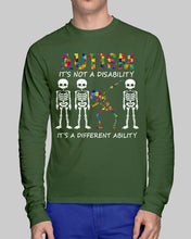 Load image into Gallery viewer, Autism It's A Different Ability Gift For Autism People Unisex Long Sleeve
