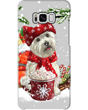 Load image into Gallery viewer, Cute Westie Christmas Night Gift For Dog Lovers Phone case
