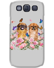 Load image into Gallery viewer, Pekingese With Peonies Gift For Dog Lovers Phone case
