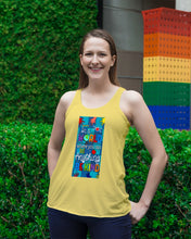 Load image into Gallery viewer, Lovely Phone Case In A World Where You Can Be Anything Be Kind Ladies Flowy Tank
