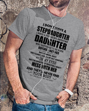 Load image into Gallery viewer, I Don't Have A Stepdaughter A Freaking Awesome Daughter Gift For Women Guys Tee
