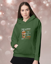 Load image into Gallery viewer, The Quarantine Time With Yarn And Coffee Gift For Women Hoodie

