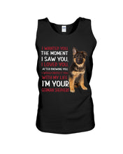Load image into Gallery viewer, German Shepherd I Wanted You I Loved You Gift For Dog Lovers Unisex Tank Top

