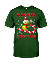 Load image into Gallery viewer, Tennis Players Magical Christmas Snowman Gift For Women Guys Tee
