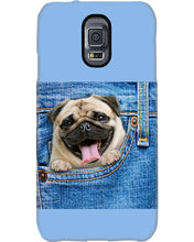 Load image into Gallery viewer, baby Pug In Denim Pocket Gift For Dog Lovers Phone case
