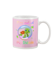 Load image into Gallery viewer, Vintage Funny Stay Out Of My Bubble Gift For Turtle Lovers Mug
