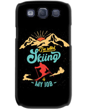 Load image into Gallery viewer, I'm Retired Skiing Is My Job Mountainous Terrain Phone case

