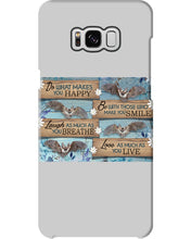 Load image into Gallery viewer, Do What Makes You Happy With Bats Gift For Girls Phone case
