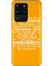 Load image into Gallery viewer, Shes Stubborn Messy And A Brat At Times Black Gift For Husband Phone case
