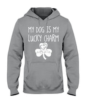 Load image into Gallery viewer, My Dog Is My Lucky Charm Trending Gift For Dog Lovers Hoodie
