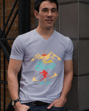 Load image into Gallery viewer, I'm Retired Skiing Is My Job Mountainous Terrain Guys V-Neck
