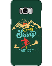 Load image into Gallery viewer, I'm Retired Skiing Is My Job Mountainous Terrain Phone case
