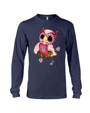 Load image into Gallery viewer, Lovely Tote Bag Owl Perchs On Branch Gift For Owl Lovers Unisex Long Sleeve
