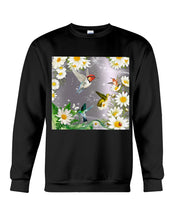 Load image into Gallery viewer, Hummingbird With English Daisy Gift For Birds Lovers Sweatshirt
