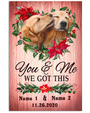 Load image into Gallery viewer, Golden Retriever You And Me Gift For Dog Lovers Vertical Poster

