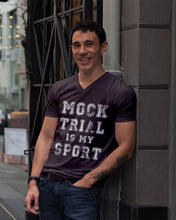 Load image into Gallery viewer, Pink Phone Case Mock Trial Is My Sport Gift For Paralegal Guys V-Neck
