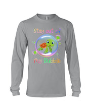 Load image into Gallery viewer, Vintage Funny Stay Out Of My Bubble Gift For Turtle Lovers Unisex Long Sleeve
