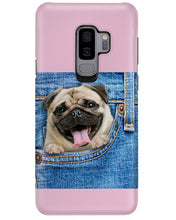 Load image into Gallery viewer, baby Pug In Denim Pocket Gift For Dog Lovers Phone case
