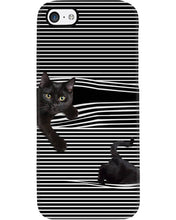 Load image into Gallery viewer, Cats In Your Horizontal Stripes Pocket Trending Gift For Cats Lovers Phone case
