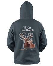 Load image into Gallery viewer, Custom Name Deers Gift For Boyfriend Till Our Last Breath Hoodie
