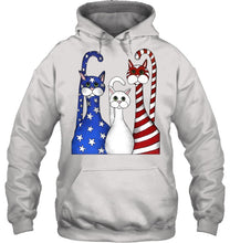 Load image into Gallery viewer, Cat Happy America  Independence's Day Special Custom Design Hoodie
