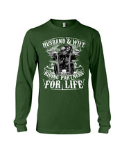 Load image into Gallery viewer, Husband And Wife Riding Partners For Life For Family Unisex Long Sleeve
